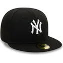schwarze-flache-fitted-kappe-fur-kinder-59fifty-my-first-der-new-york-yankees-mlb-von-new-era