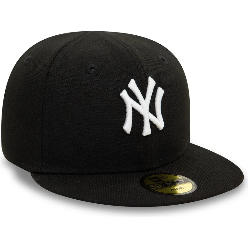 flad-sort-fitted-kasket-til-dreng-59fifty-my-first-fra-new-york-yankees-mlb-fra-new-era