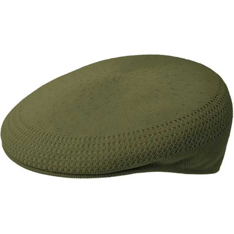 kangol-tropic-504-ventair-green-flat-cap