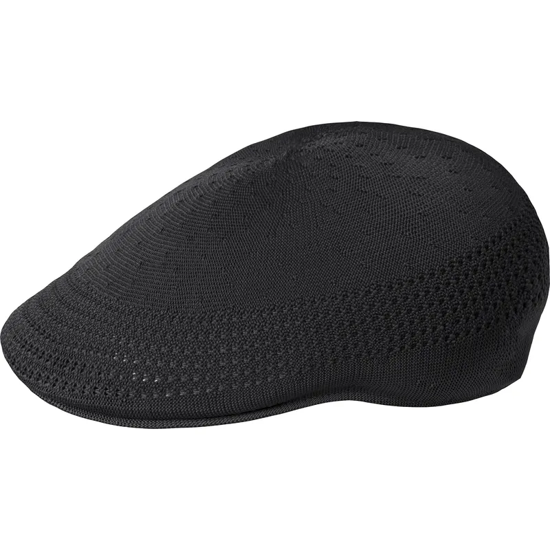 baretten-zwart-tropic-507-ventair-black-van-kangol