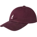petten-gebogen-rood-verstelbaar-washed-baseball-cordovan-van-kangol
