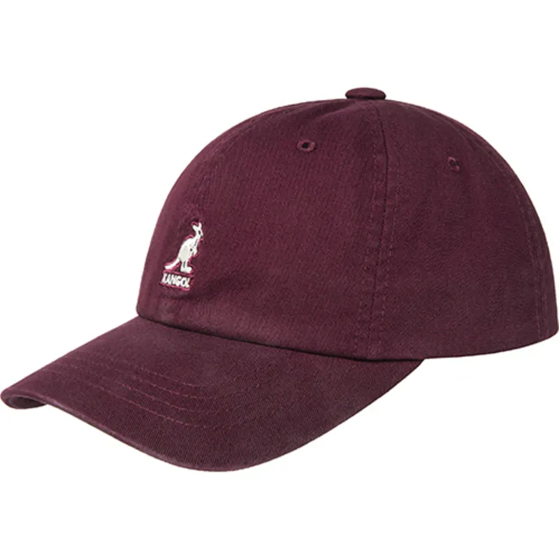 justerbar-vinrod-buet-kasket-washed-baseball-cordovan-fra-kangol