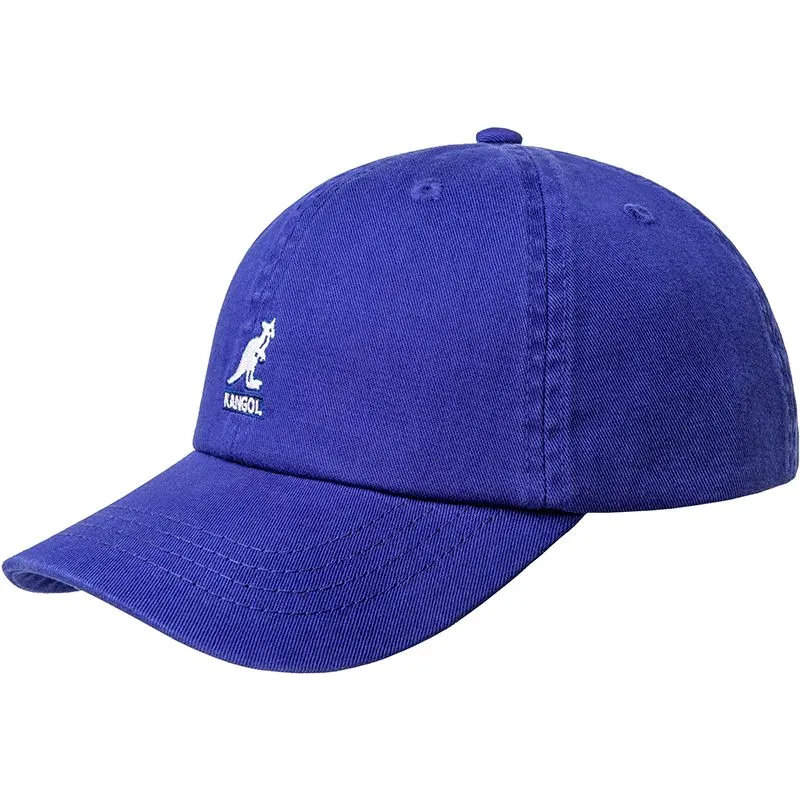 justerbar-bla-buet-kasket-washed-baseball-starry-blue-fra-kangol