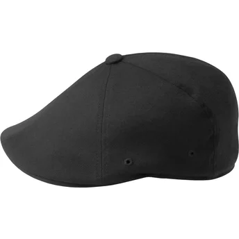 Schwarze Baskenmütze Wool Flexfit 504 Black von Kangol