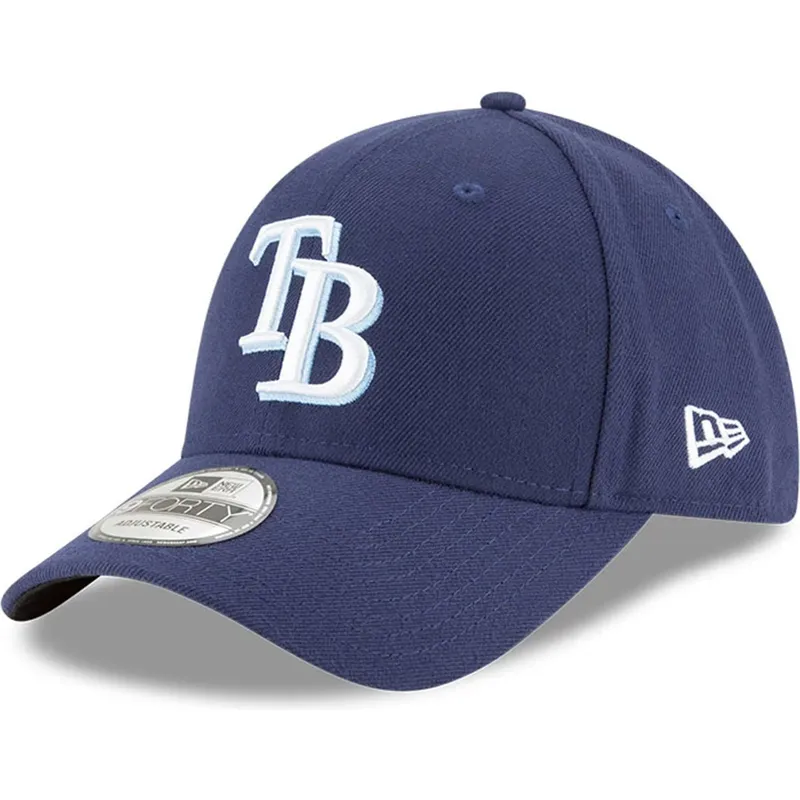 marinbla-bojd-keps-justerbar-9forty-the-league-fran-tampa-bay-rays-mlb-av-new-era