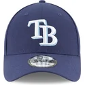 new-era-curved-brim-9forty-the-league-tampa-bay-rays-mlb-navy-blue-adjustable-cap