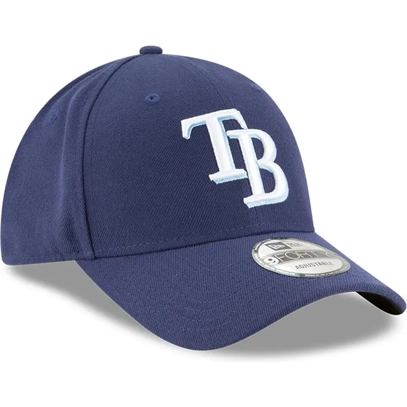 marinbla-bojd-keps-justerbar-9forty-the-league-fran-tampa-bay-rays-mlb-av-new-era