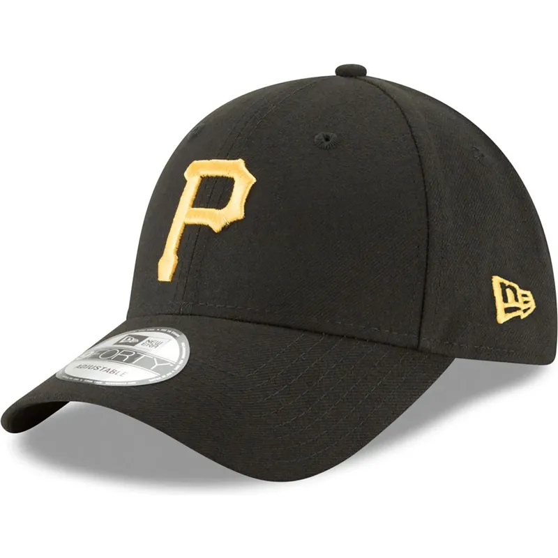 petten-gebogen-zwart-verstelbare-band-9forty-the-league-van-pittsburgh-pirates-mlb-van-new-era