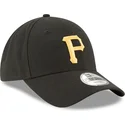 svart-justerbar-kurvad-keps-9forty-the-league-fran-pittsburgh-pirates-mlb-av-new-era