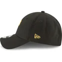 schwarze-verstellbare-gebogene-kappe-9forty-the-league-der-pittsburgh-pirates-mlb-von-new-era