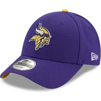 petten-gebogen-paars-verstelbaar-9forty-the-league-van-minnesota-vikings-nfl-van-new-era