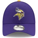 cappellino-visiera-curva-viola-regolabile-9forty-the-league-di-minnesota-vikings-nfl-di-new-era