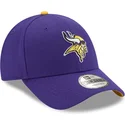 cappellino-visiera-curva-viola-regolabile-9forty-the-league-di-minnesota-vikings-nfl-di-new-era