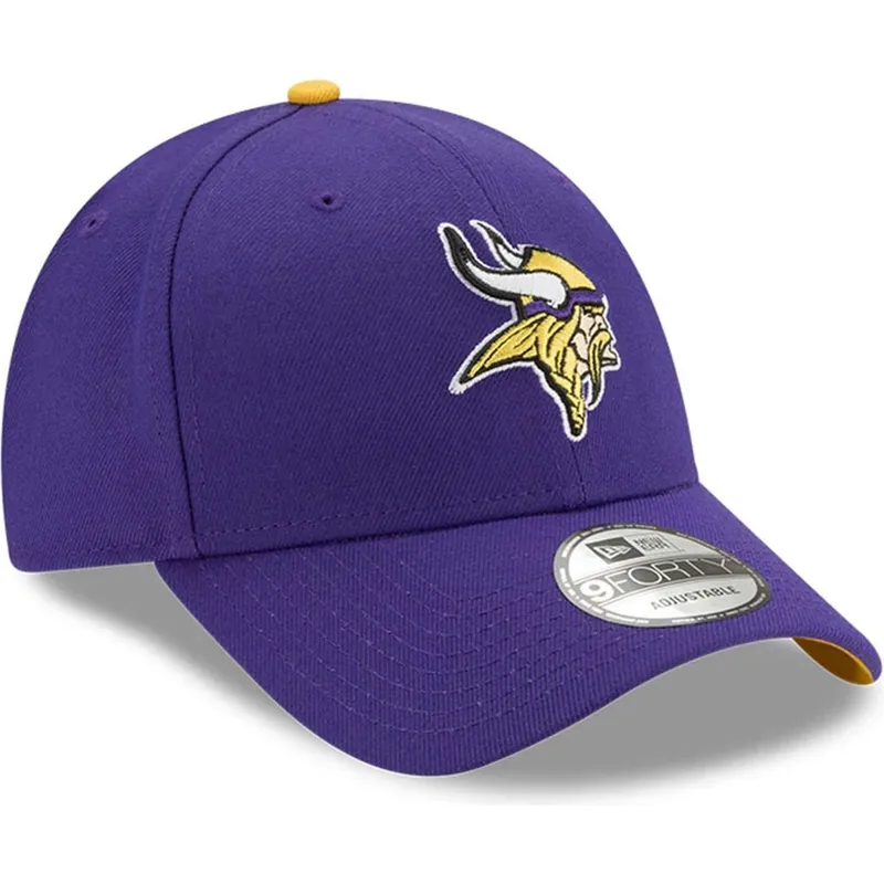 petten-gebogen-paars-verstelbaar-9forty-the-league-van-minnesota-vikings-nfl-van-new-era