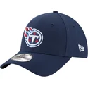 cappellino-visiera-curva-blu-marino-regolabile-9forty-the-league-di-tennessee-titans-nfl-di-new-era