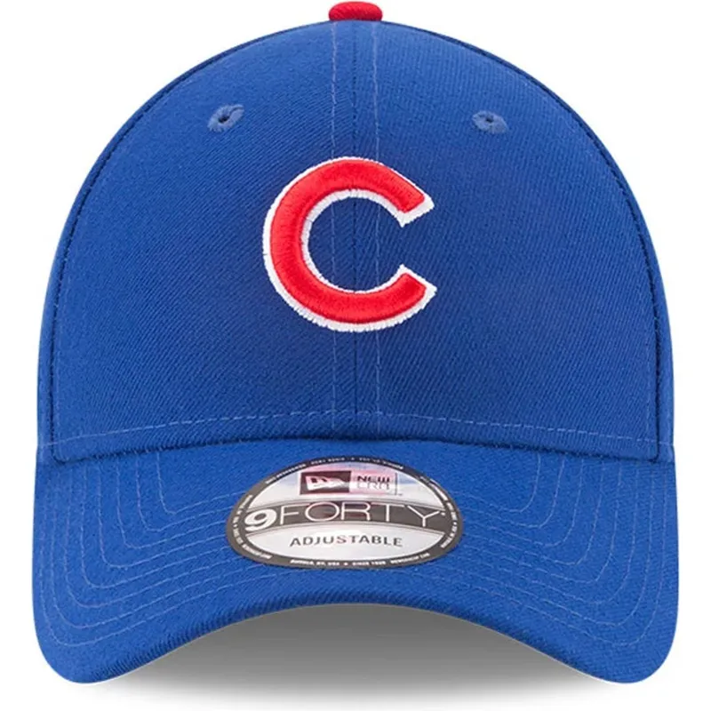 petten-gebogen-blauw-verstelbaar-9forty-the-league-van-chicago-cubs-mlb-van-new-era