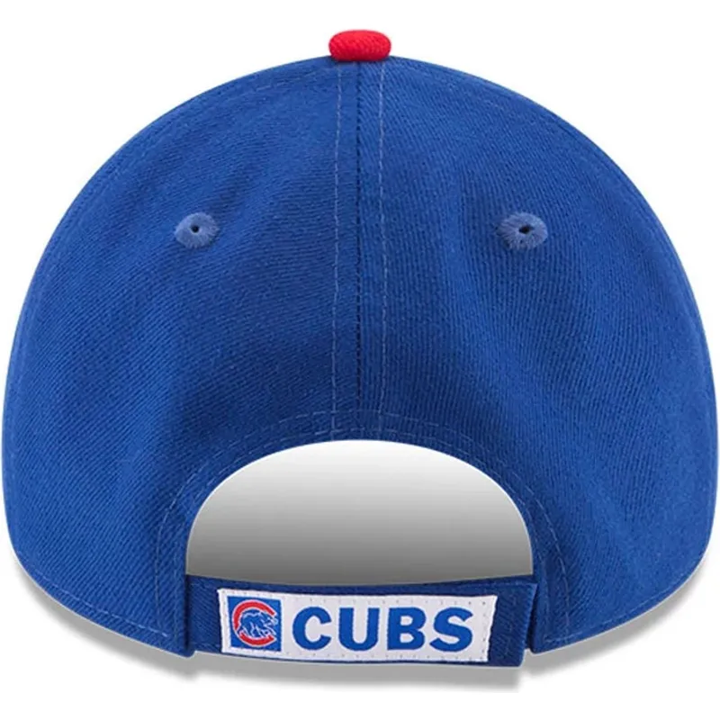 petten-gebogen-blauw-verstelbaar-9forty-the-league-van-chicago-cubs-mlb-van-new-era