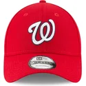 petten-gebogen-rood-verstelbare-band-9forty-the-league-van-washington-nationals-mlb-van-new-era