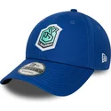 blaue-verstellbare-curved-cap-9forty-core-von-el-barrio-kings-league-von-new-era
