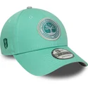 casquette-courbee-verte-ajustable-9forty-core-los-troncos-fc-kings-league-new-era