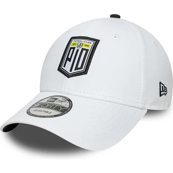 Petten gebogen wit verstelbaar 9FORTY Core van PIO FC Kings League van New Era