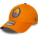 petten-gebogen-oranje-verstelbaar-9forty-core-van-saiyans-fc-kings-league-van-new-era