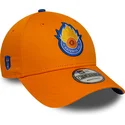 petten-gebogen-oranje-verstelbare-band-9forty-core-van-saiyans-fc-kings-league-van-new-era