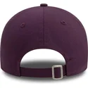 casquette-courbee-violette-ajustable-avec-logo-bleu-marine-9twenty-league-essential-new-york-yankees-mlb-new-era