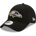 cappellino-visiera-curva-nero-regolabile-9forty-the-league-di-baltimore-ravens-nfl-di-new-era