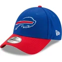 cappellino-visiera-curva-blu-e-rosso-regolabile-9forty-the-league-di-buffalo-bills-nfl-di-new-era