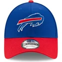 verstellbare-blaue-und-rote-curved-cap-9forty-the-league-der-buffalo-bills-nfl-von-new-era