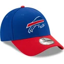 cappellino-visiera-curva-blu-e-rosso-regolabile-9forty-the-league-di-buffalo-bills-nfl-di-new-era