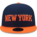 new-era-9fifty-statement-snapback-cap-in-marineblau-und-orange-der-new-york-knicks-nba