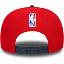 gorra-plana-roja-y-azul-marino-snapback-9fifty-statement-de-los-angeles-clippers-nba-de-new-era