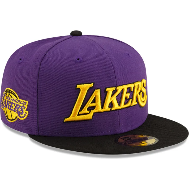 petten-plat-paars-fitted-59fifty-statement-van-los-angeles-lakers-nba-van-new-era