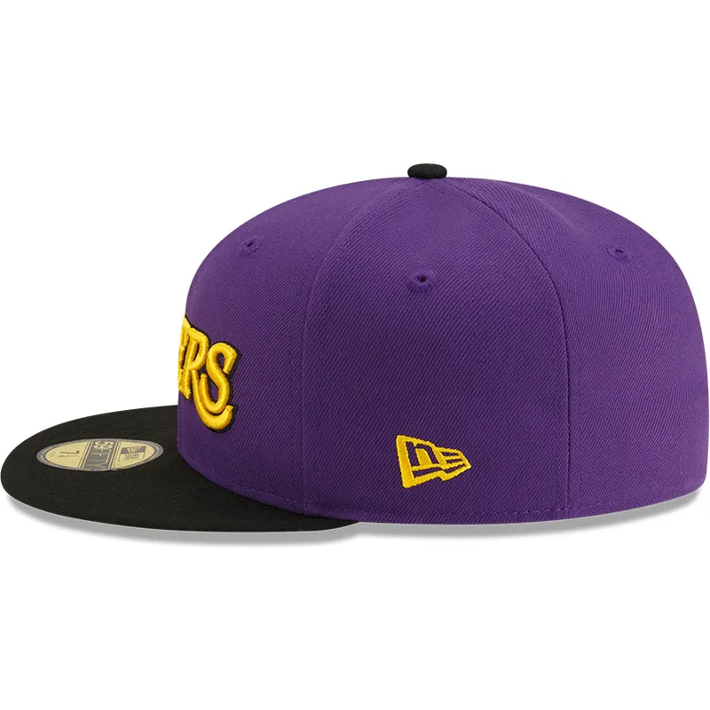 petten-plat-paars-fitted-59fifty-statement-van-los-angeles-lakers-nba-van-new-era