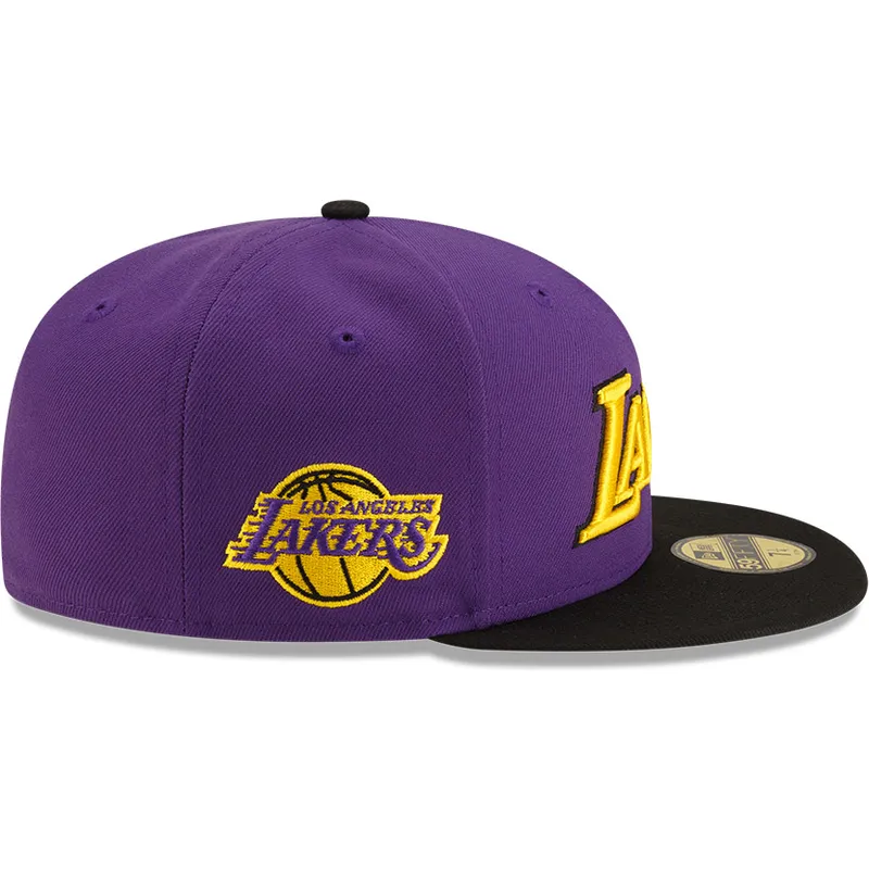 petten-plat-paars-fitted-59fifty-statement-van-los-angeles-lakers-nba-van-new-era