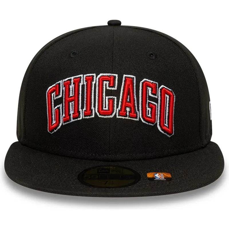 petten-plat-zwart-fitted-59fifty-statement-van-chicago-bulls-nba-van-new-era