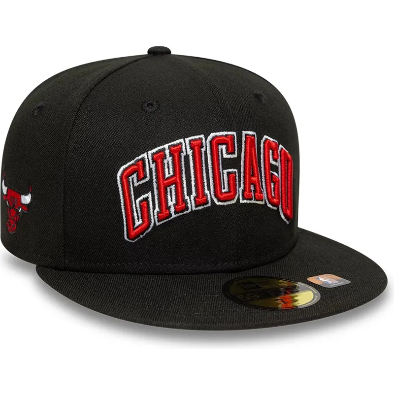 petten-plat-zwart-aangepast-59fifty-statement-van-chicago-bulls-nba-van-new-era