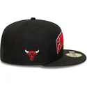 cappello-piatto-nero-aderente-59fifty-statement-dei-chicago-bulls-nba-di-new-era