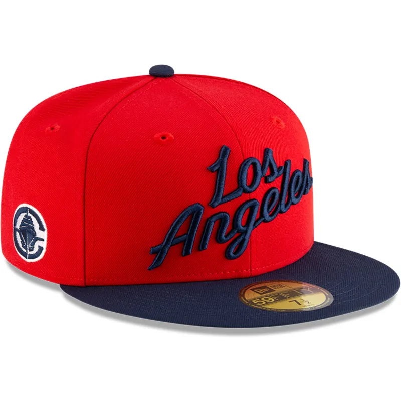 czerwona-i-granatowa-dopasowana-czapka-z-daszkiem-59fifty-statement-los-angeles-clippers-nba-new-era
