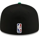 casquette-plate-noire-et-verte-ajustee-59fifty-statement-boston-celtics-nba-new-era