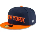 granatowo-pomaranczowa-dopasowana-czapka-z-daszkiem-59fifty-statement-new-york-knicks-nba-od-new-era