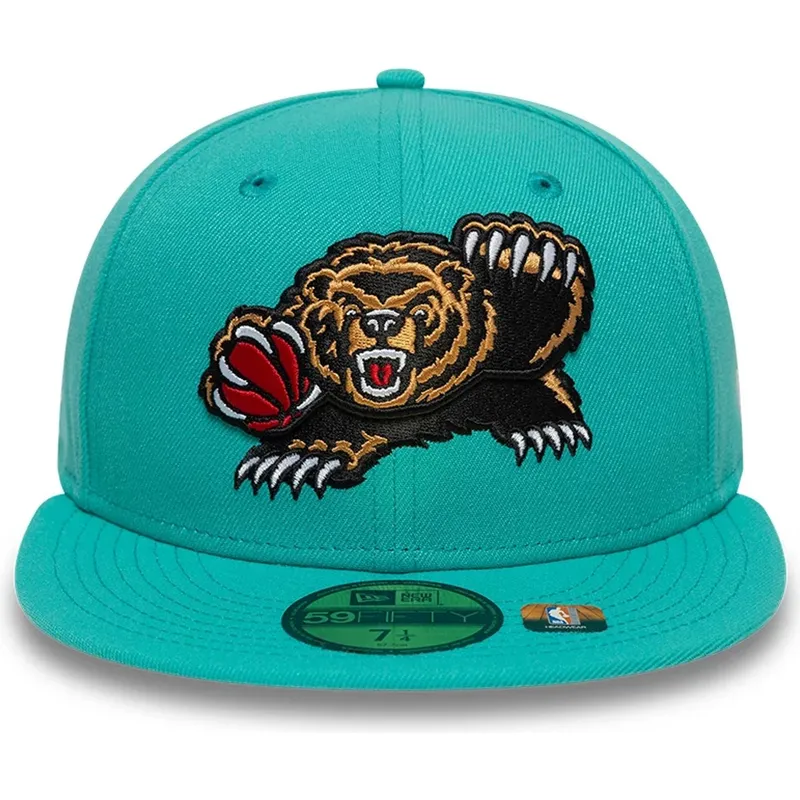 petten-plat-groen-aangepast-59fifty-classic-van-memphis-grizzlies-nba-van-new-era