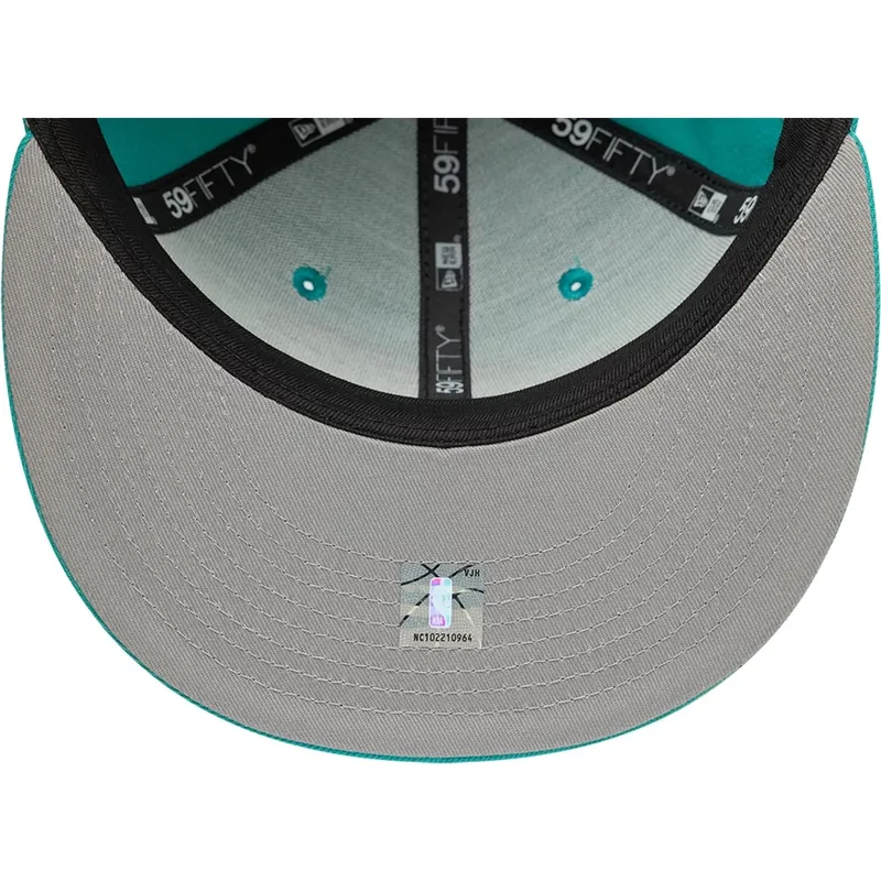 cappello-piatto-verde-chiuso-59fifty-classic-dei-memphis-grizzlies-nba-di-new-era