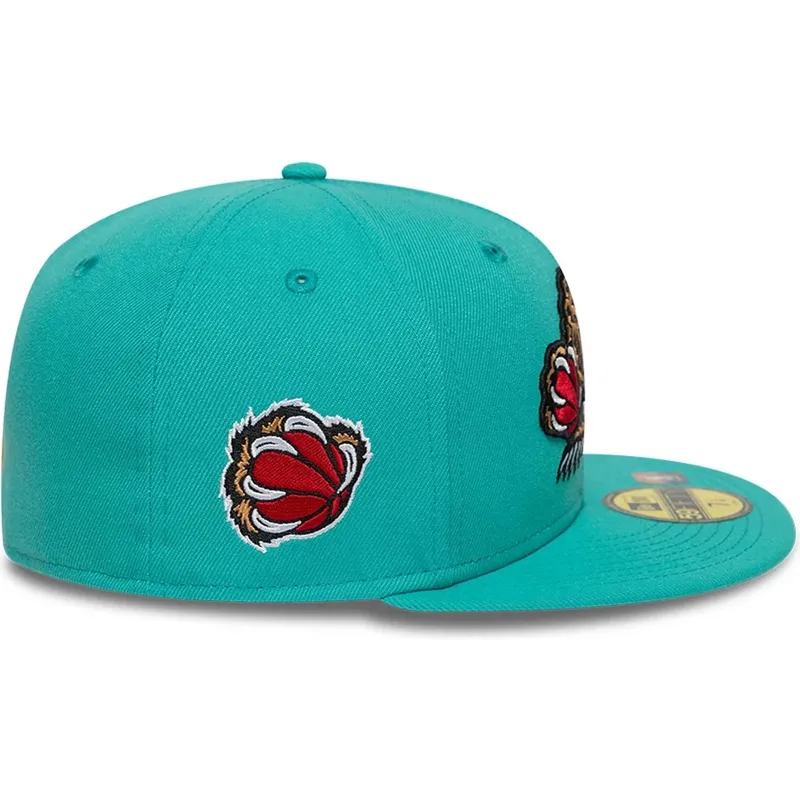 gron-fitted-59fifty-classic-flatbrim-kasket-fra-memphis-grizzlies-nba-af-new-era