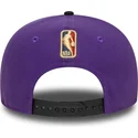cappellino-piatto-viola-e-nero-snapback-9fifty-classic-dei-toronto-raptors-nba-di-new-era