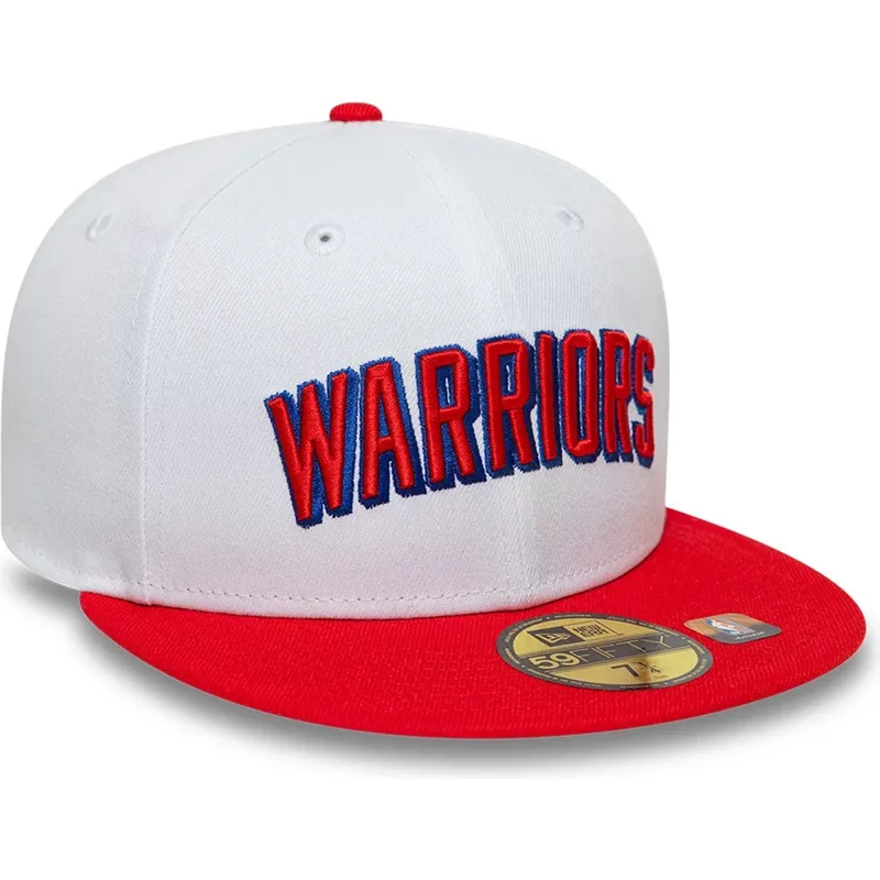 petten-plat-rood-aangepast-59fifty-classic-van-golden-state-warriors-nba-van-new-era