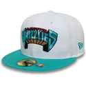 gorra-plana-blanca-y-verde-ajustada-59fifty-classic-de-memphis-grizzlies-nba-de-new-era