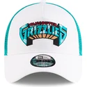 casquette-trucker-blanche-et-verte-a-frame-classic-memphis-grizzlies-nba-new-era